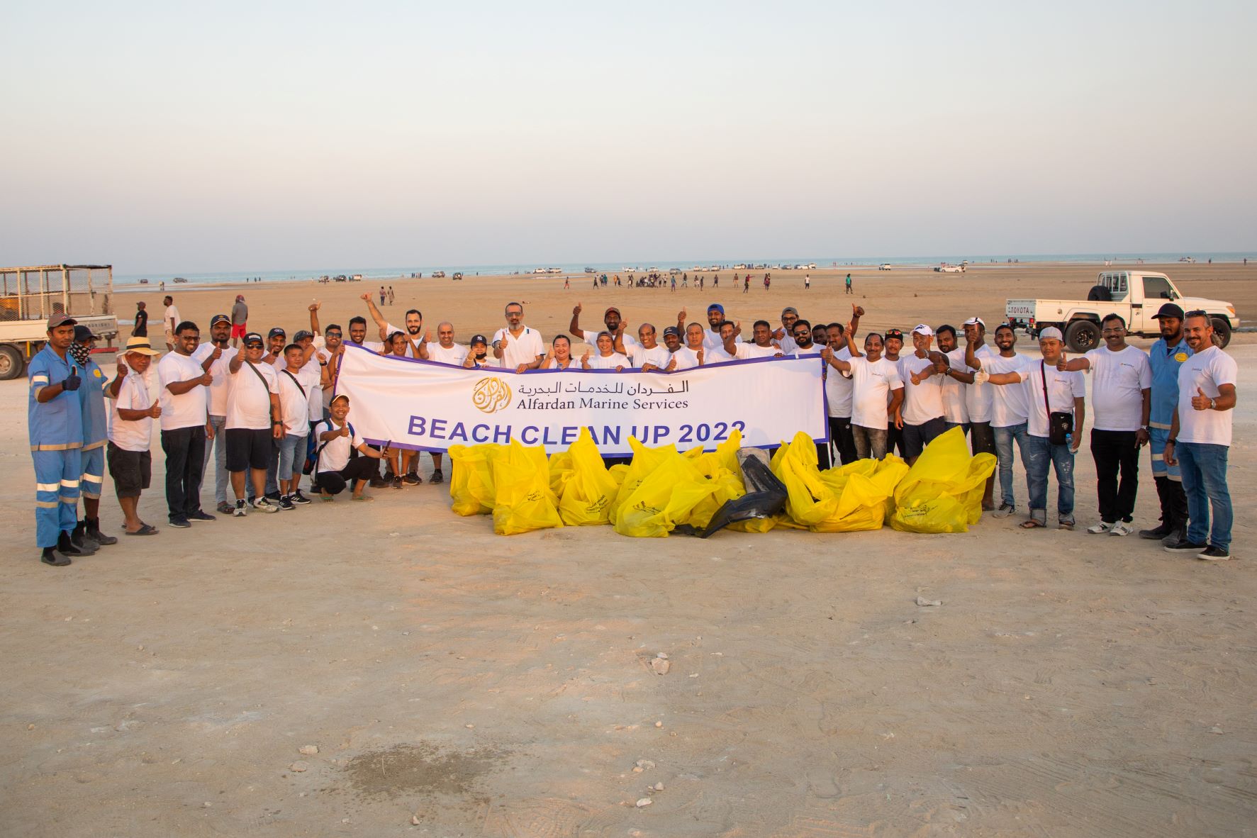 Beach Cleanup 2022 - Alfardan Marine